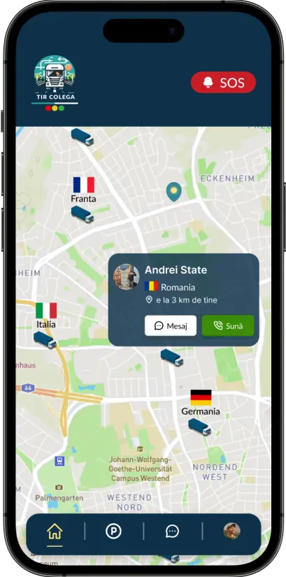 Tir Colega - Côté droit du téléphone - Section Héros - Fonctionnalité voir les collègues